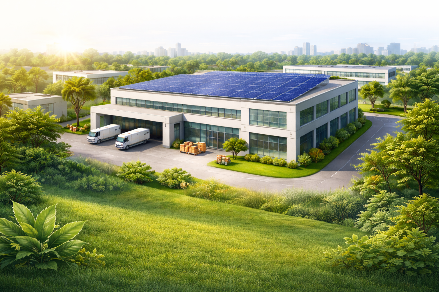 Commercial Solar Power Plant